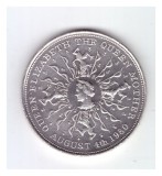 Moneda Anglia 25 new pence 1980, regina mama, stare foarte buna, cu luciu, Europa, Cupru-Nichel