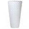 Ghiveci decorativ de flori, Curver Matuba rotund, alb, 55 cm