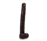 Dildo Clasic XXL, Negru, 43 cm