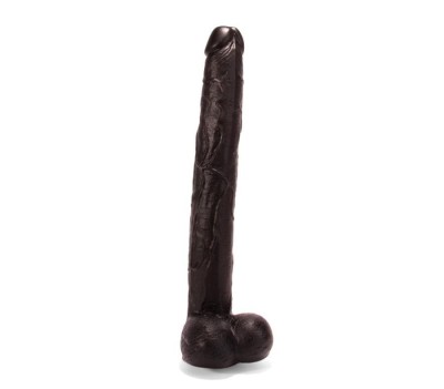 Dildo Clasic XXL, Negru, 43 cm foto