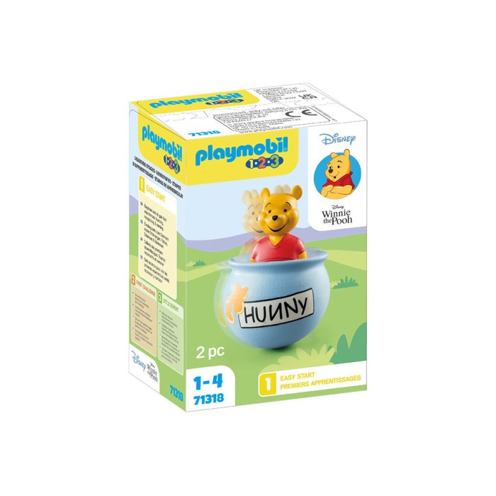PLAYMOBIL - 1.2.3 &amp; DISNEY: BORCANUL CU MIERE A LUI WINNIE