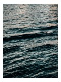 Tablou Canvas, "Misterul valurilor la apusul soarelui", Valuri, Reflectii, Textura, Libertate, Mister, Calm, Profunzime, Albastru, Infinit, Liniste, 2