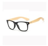 Ochelari transparenti fara dioptrii Ray Ban Wayfarer, rame lemn, plastic rezistent, model unisex