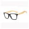 Ochelari transparenti fara dioptrii brate lemn wayfarer model Ray Ban