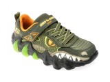 Cumpara ieftin Pantofi sport SKECHERS kaki, SKECH-O-SAURUS LIGHTS 2.0, din material textil