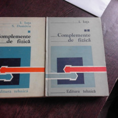 COMPLEMENTE DE FIZICA - I. INTA, S. DUMITRU 2 VOLUME