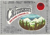 NI434 Etichetă bere blondă superioară Călimani, 1994-1995, SC Bere Malț Bistrița