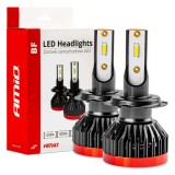 Becuri auto LED H7 AMiO seria BF 6000K CANBUS, soclu PX26d, 3100lm, 50W, 9-18V, racire activa cu ventilator, 4 x ETi-1860