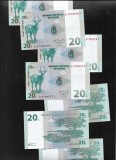 Congo 20 centimes 1997 unc pret pe bucata