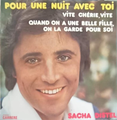 Disc vinil, LP. Pour Une Nuit Avec Toi-SACHA DISTEL foto