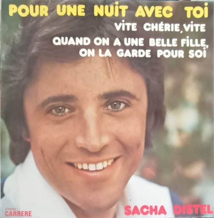 Disc vinil, LP. Pour Une Nuit Avec Toi-SACHA DISTEL