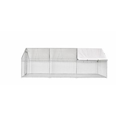 Cotet, tarc, voliera, pasari, 3x6x2m, cu prelata protectie la intemperii, MF-TP1003-S001-G01 foto