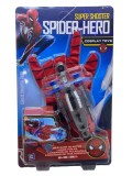 Set figurina Spiderman cu lansator sageti
