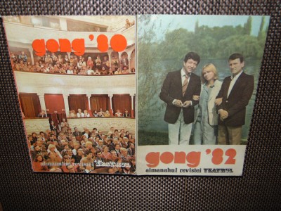 GONG-ALMANAHUL REVISTEI TEATRUL 80,82 foto