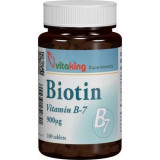 Vitamina B7 (BIOTINA) 900mcg, 100cp, VITAKING