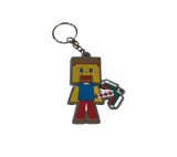 Cumpara ieftin Breloc Minecraft - Steve gri 65mm, Oem