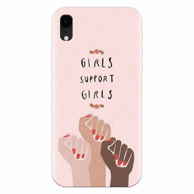 Husa silicon pentru Apple Iphone XR, Girls Supportgirls foto