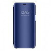 Husa Samsung, Galaxy A20e, A202F, Clear View Flip Mirror Stand, Blue