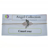 Bratara therapy angel collection cuart roz 6-8mm