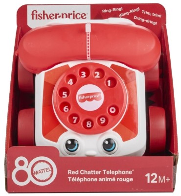 FISHER PRICE TELEFON INTERACTIV ROSU foto
