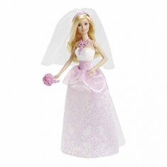 Jucarie Papusa Barbie mireasa CFF 37 Mattel foto