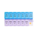 Organizator Medicamente 7/14 Zile Saptamanal BP MEDICAL SANA EST, Dozator Pastile Zilnic, Cutie Portabila