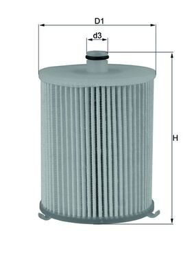 MAHLE KX 245/4D filtru combustibil foto