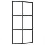 Cumpara ieftin Usa glisanta, negru, 102x205 cm, sticla ESG si aluminiu