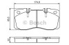 Set placute frana,frana disc IVECO DAILY V autobasculanta (2011 - 2014) BOSCH 0 986 494 257