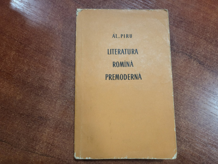 Literatura romana premoderna de Al.Piru