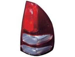 Stop spate lampa Toyota Land Cruiser (Fj100), 01.1998-04.2005, spate, fara omologare, cu suport bec, semnalizare portocalie, exterior, 8155060560; 81