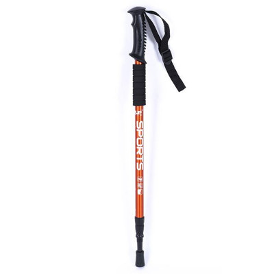 Baston telescopic pentru drumetie, maxim 130 cm, aluminiu foto