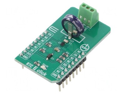 RTC 7 Click - Placă Prototip RTC GPIO I2C 3.3V foto