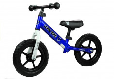 Bicicleta fara pedale Levi cu roti EVA, albastru foto