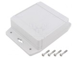 Carcasă Universală cu Lame de Fixare 104x106x37mm