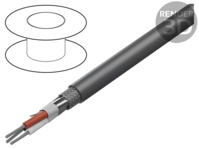 Cablu ALPHA WIRE Xtra Guard&amp;reg; Flex 3x22AWG PVC gri &amp;icirc;nchis 300V 305m foto