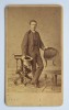CDV Atelier Cehia Praga Prag Carlsbad M. L. Winter 1868