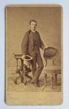 CDV Atelier Cehia Praga Prag Carlsbad M. L. Winter 1868