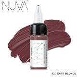 Tus Micropigmentare NUVA Colors 15ml - 320 Dark Blonde, Microblading, Eyeliner, Sprancene, Pigment Profesional
