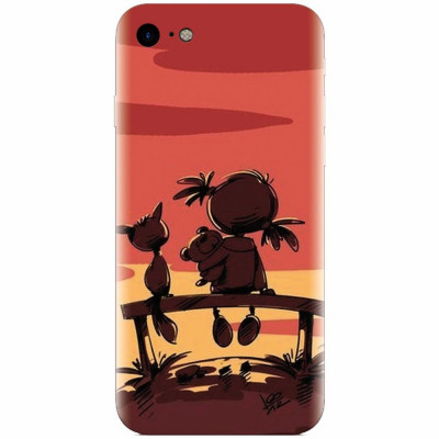 Husa silicon pentru Apple Iphone 6 Plus, Lovely Sunsets foto
