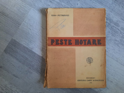 Peste hotare de Ioan Petrovici foto