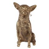 Cumpara ieftin Figurina Catelus polirasina aurie 13x9x18 cm
