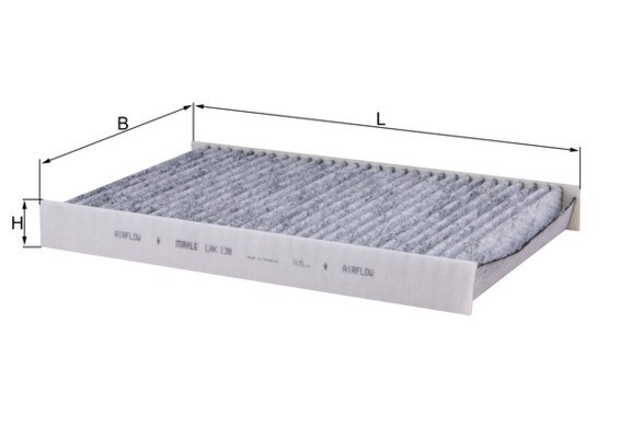 MAHLE LAK 138 Filtru, aer habitaclu