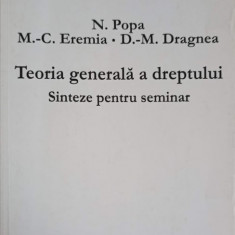 TEORIA GENERALA A DREPTULUI. SINTEZE PENTRU SEMINAR-N. POPA, M.C. EREMIA, D.M. DRAGNEA