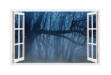 Autocolant decorativ, Fereastra, Multicolor, 83 cm, 604STC, natura si peisaje, Oem