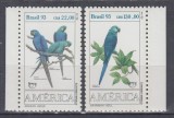 BRAZILIA 1993 FAUNA PASARI SERIE MNH, Nestampilat