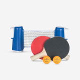 Set Tenis de masă Rollnet Mic Fileu + 2 palete + 2 mingi, PONGORI