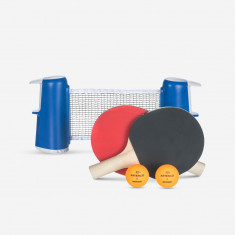 Set Tenis de masă Rollnet Mic Fileu + 2 palete + 2 mingi