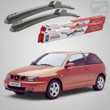 Cumpara ieftin Ștergătoare Seat Ibiza 6K1 1993-2002 | Set Față Flat &ndash; TeamCar&reg;