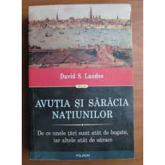 Avutia si saracia natiunilor - David S. Landes